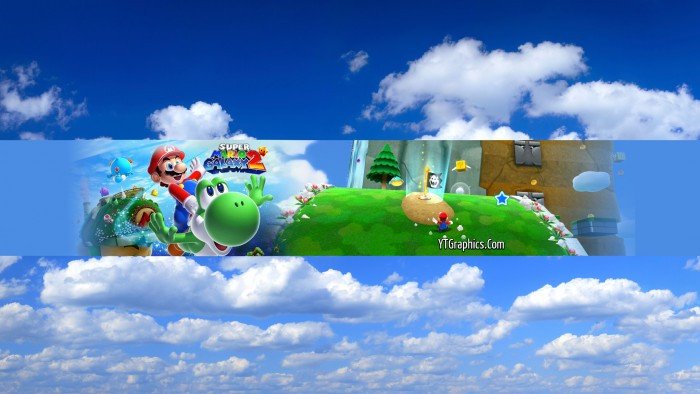 Super Mario Galaxy 2 Channel Art Banner Channel