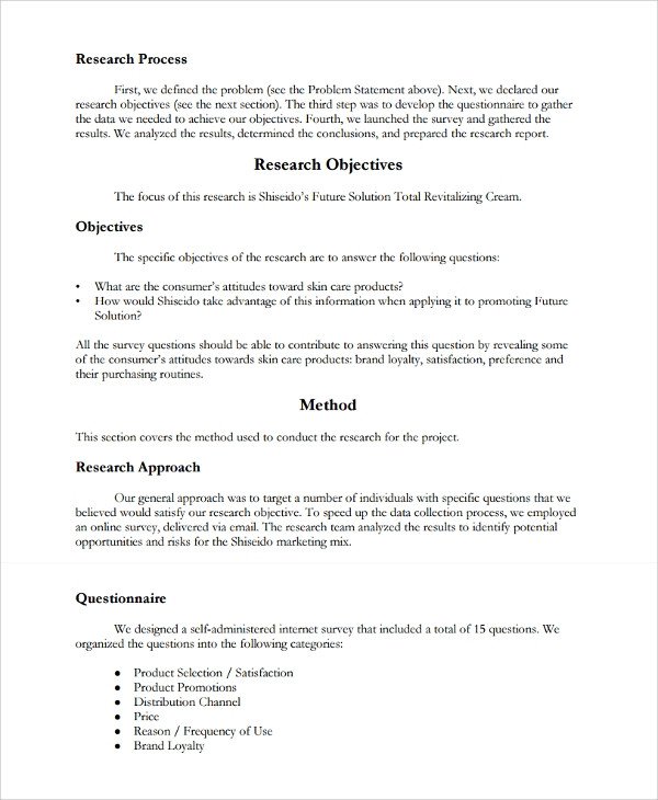 12 Research Report Templates Free Sample Example Format