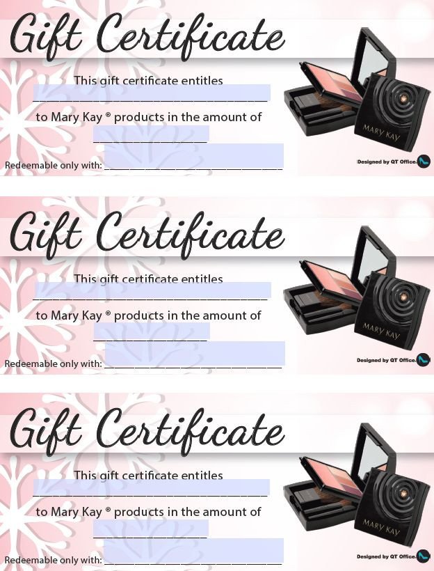 37 best images about Mary Kay Gift Certificates on