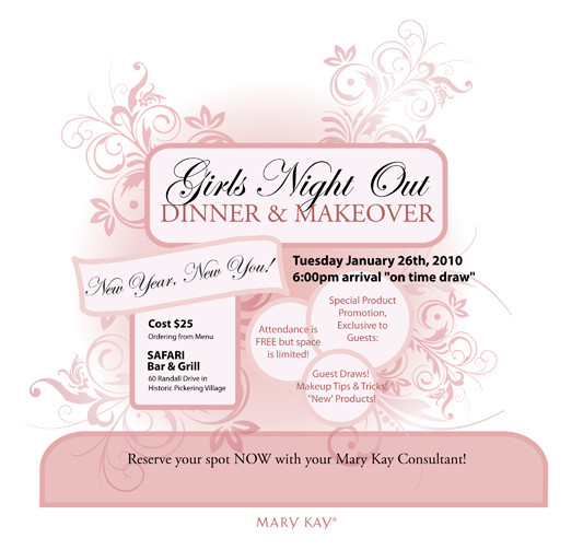 Mary Kay Party Invitations