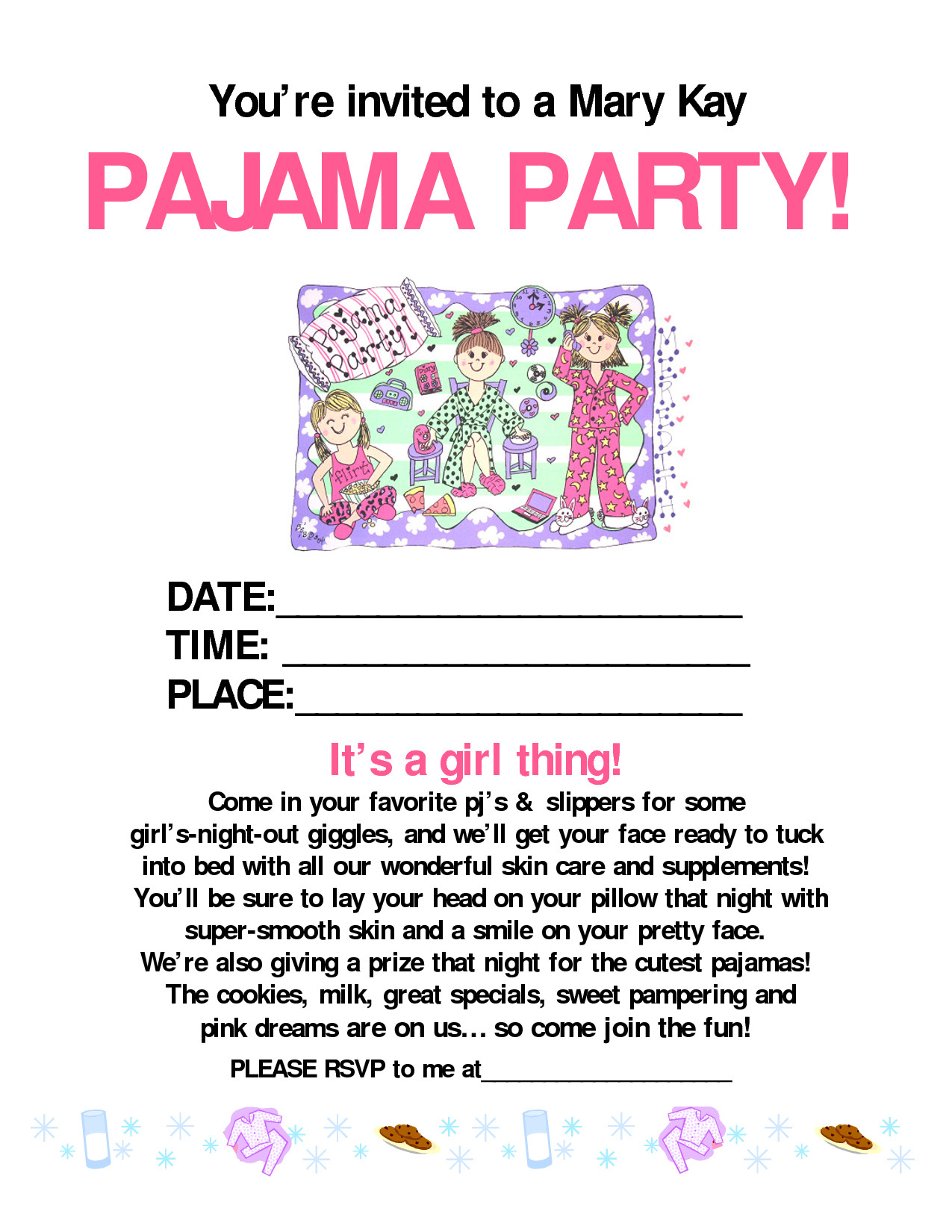 pajama party mary kay MARY KAY Pinterest