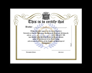 Free Masonic Certificates MasonicAcademy