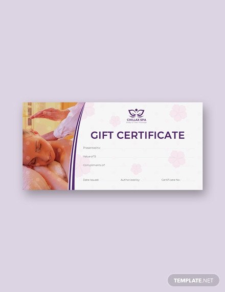 FREE Blank Gift Certificate Template Download 232