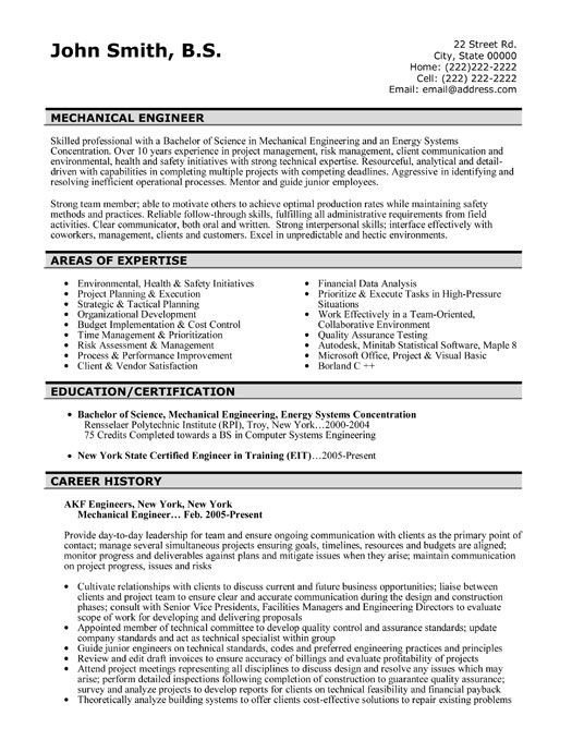 42 best images about Best Engineering Resume Templates