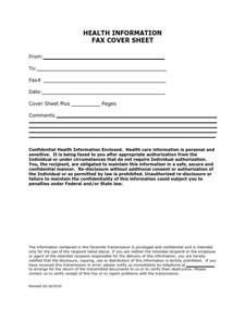 Fax Cover Sheet Free Download Create Edit Fill and Print