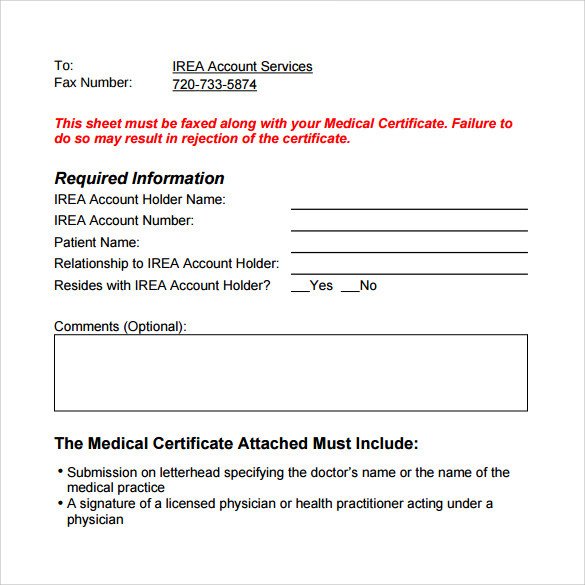 Medical Fax Cover Sheet 14 Documents in PDF Word