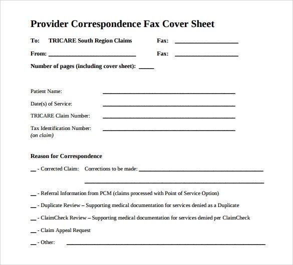 Sample Fax Cover Sheet 27 Free Documents in PDF Word