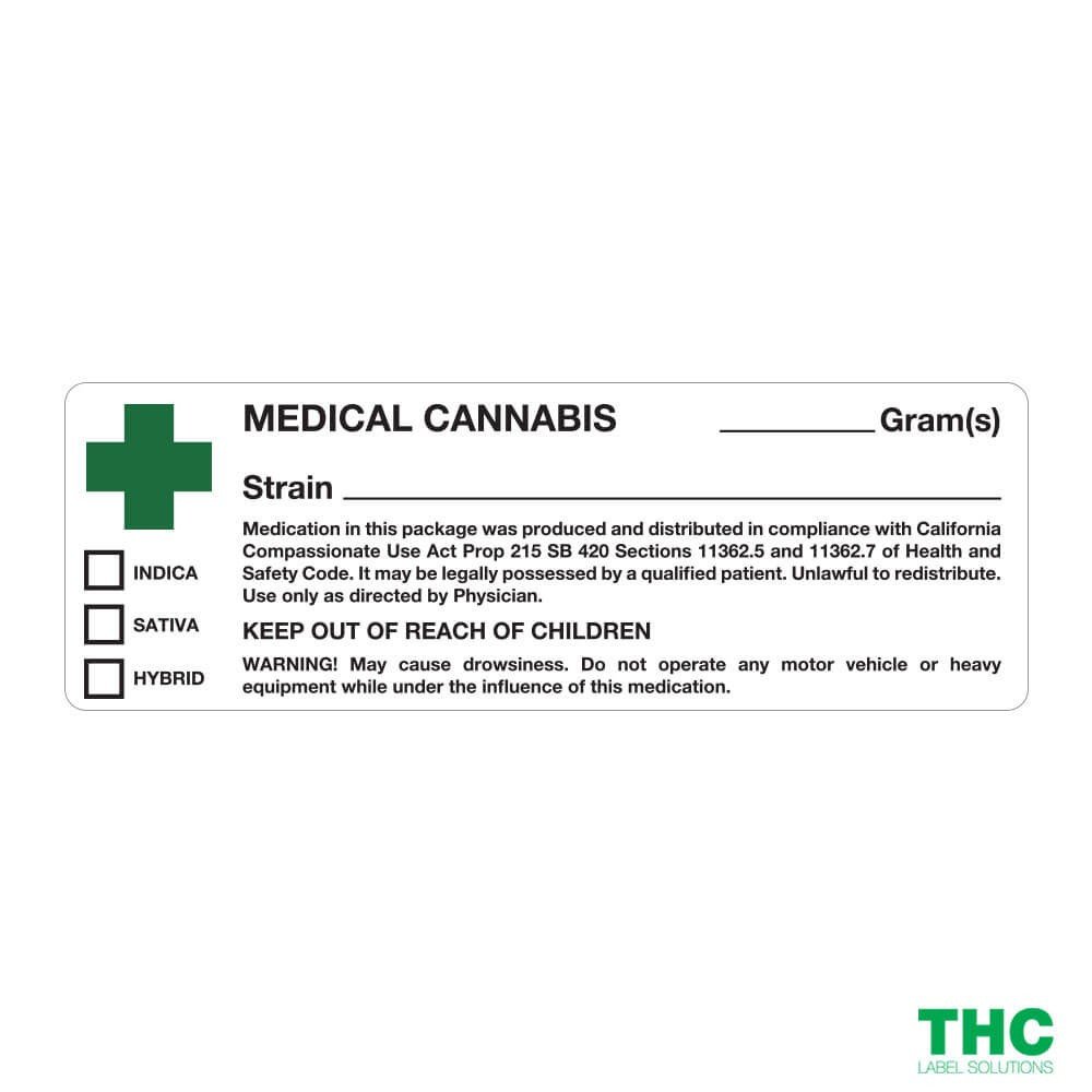 California Medical Cannabis Labels