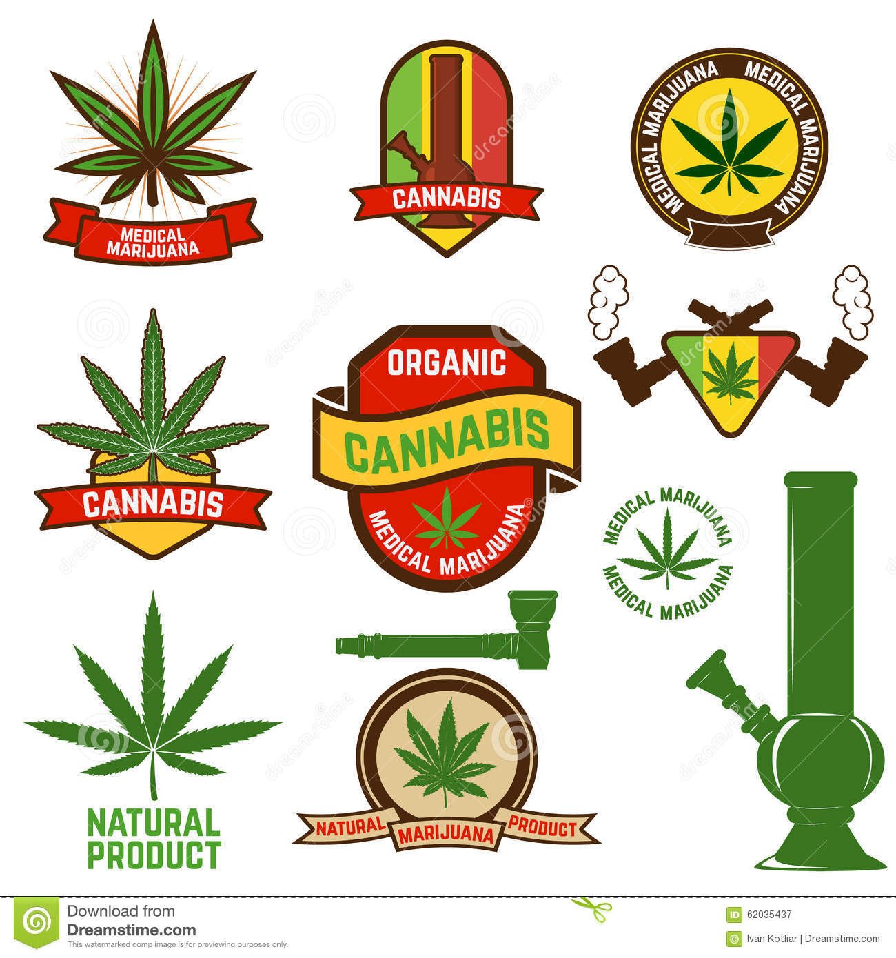 Cannabis Stock Vector Image