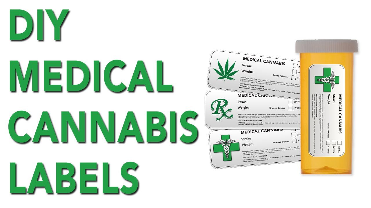 DIY Medical Marijuana Labels Marketing for Marijuana