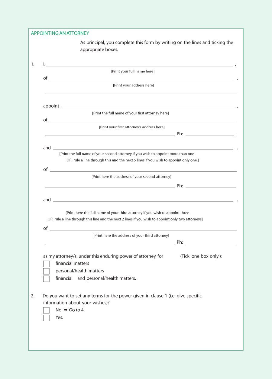 50 Free Power of Attorney Forms & Templates Durable