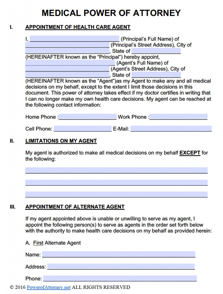 Free Power of Attorney Templates in Fillable PDF Format