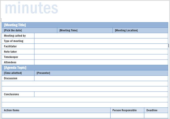 The 12 Best Meeting Minutes Templates for Professionals