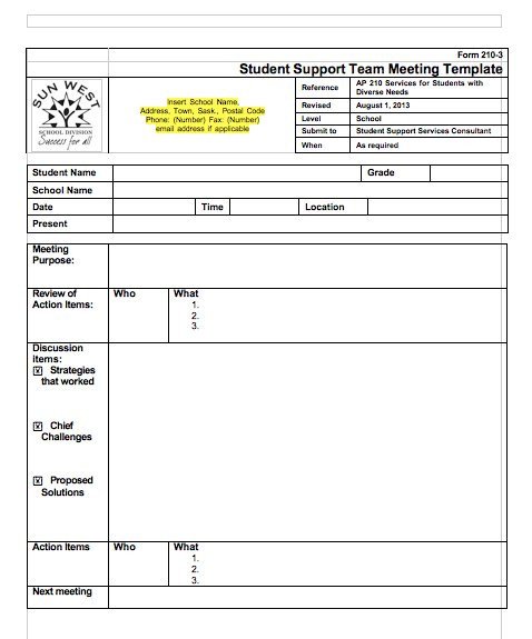 20 Handy Meeting Minutes & Notes Templates Free Template
