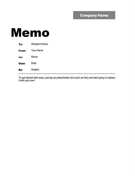 21 Memo Writing Examples PDF Word Apple Pages Google