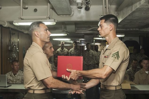 Leadership by example U S Marines plete Corporals