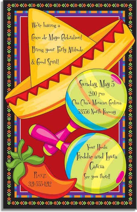 free mexican fiesta invitation templates Google Search