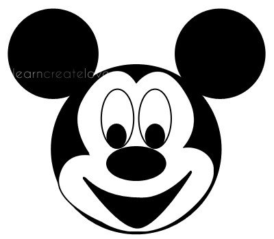 Printable Mickey Mouse Craft