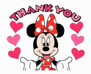 Minnie Mouse Thank You GIF MinnieMouse ThankYou Kisses