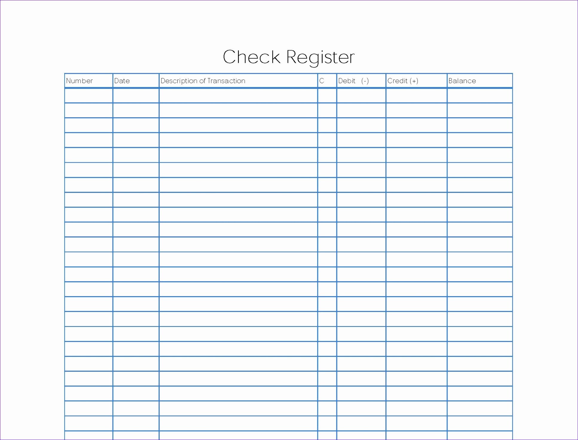 8 Checkbook Register Template Excel ExcelTemplates