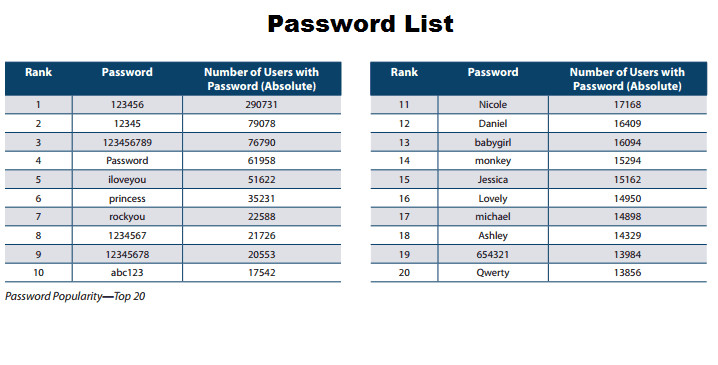 5 Free Password List Templates Word Excel PDF Formats