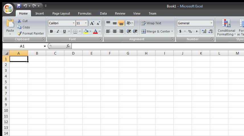 Creating a Spreadsheet from Template in Microsoft Excel