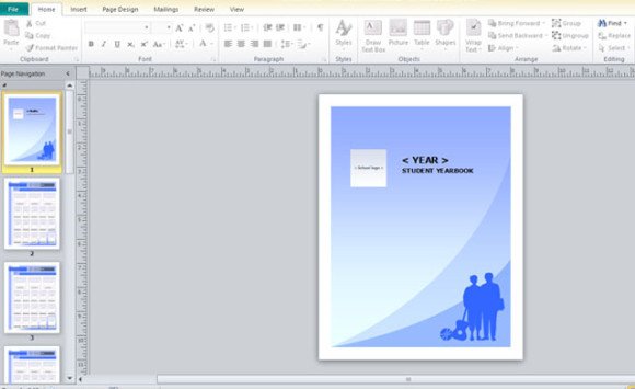 Yearbook Template For Microsoft Publisher
