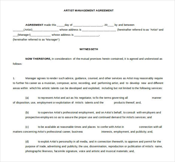 10 Microsoft Word Contract Templates Free Download