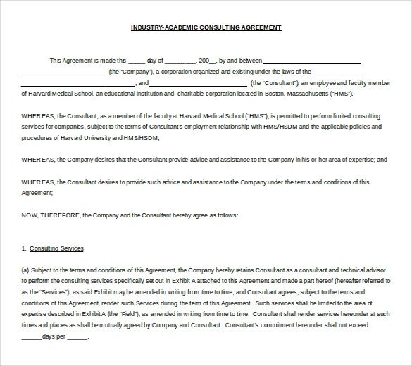 10 Microsoft Word Contract Templates Free Download