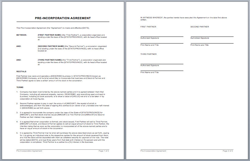 Contract Templates – Microsoft Word Templates