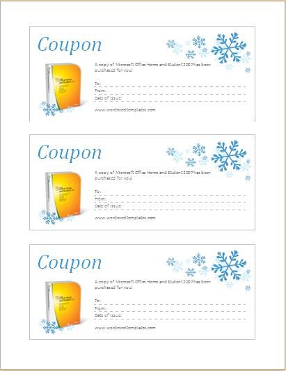 How to Make Coupons with Sample Coupon Templates