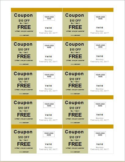 How to Make Coupons with Sample Coupon Templates