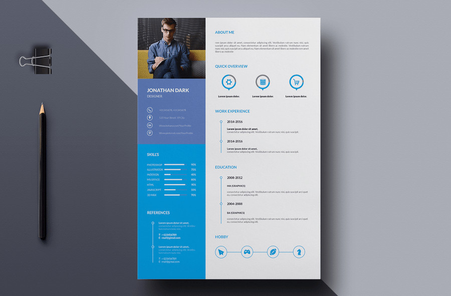 50 Best Resume Templates For Word That Look Like shop