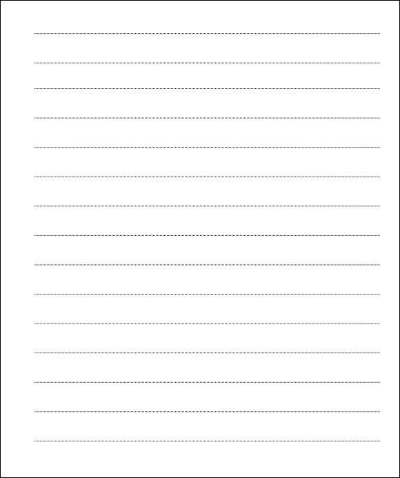 Lined Paper Template 12 Download Free Documents in PDF