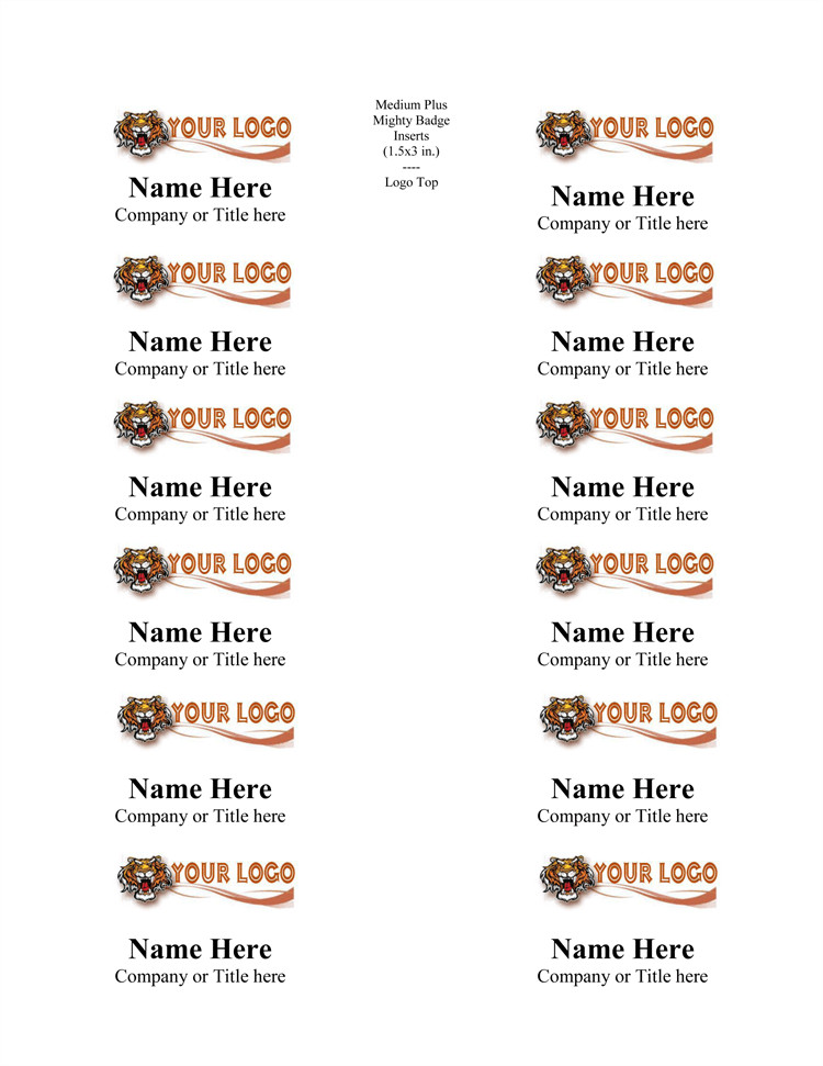5 Name Tag Templates to Print Custom Name Tags