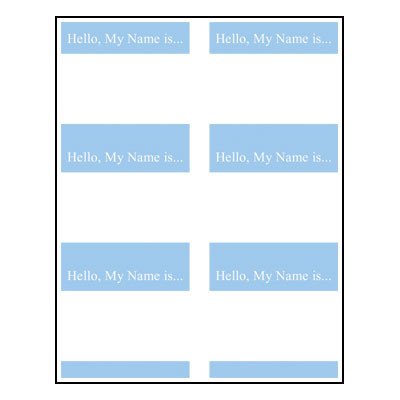 Name Tag Template ClipArt Best