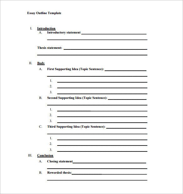 21 Outline Templates PDF DOC