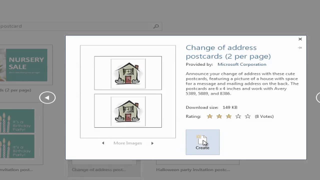 How to Create Postcards With Microsoft Word Using