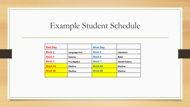 Quotes about Block scheduling 26 quotes