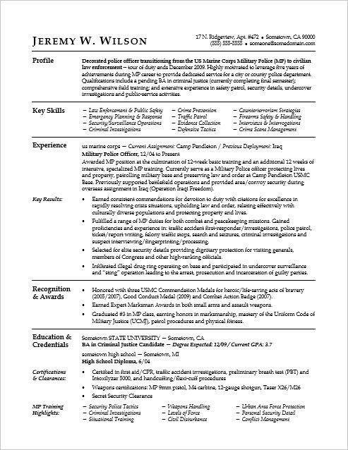 This sample resume shows how you can translate your