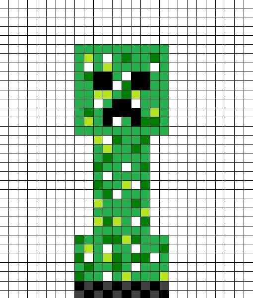MineCraft Creeper Pattern by kakashi copycat kun