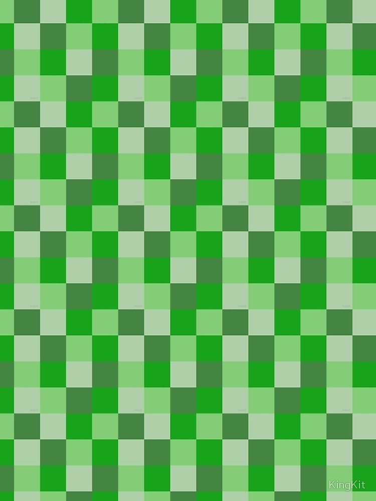 "Minecraft Creeper Pattern" Graphic T Shirt by KingKit