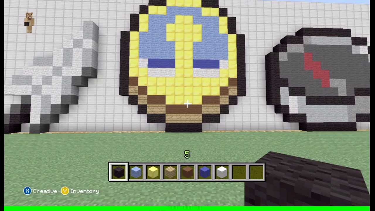 Minecraft Clock Pixel Art Easy Tutorial