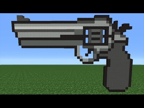 Minecraft Tutorial How To Make A Gun Emoji