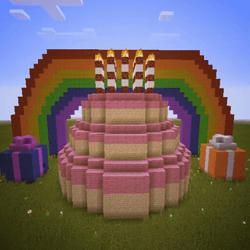 Minecraft Happy Birthday impremedia