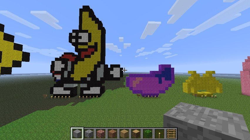 AWESOME Pixel Art Minecraft Project