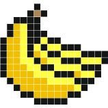 Triplet banana Pixel art