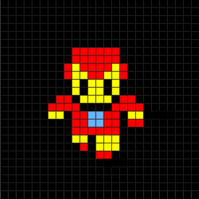 Basic Pixel Art The Iron Man Collection