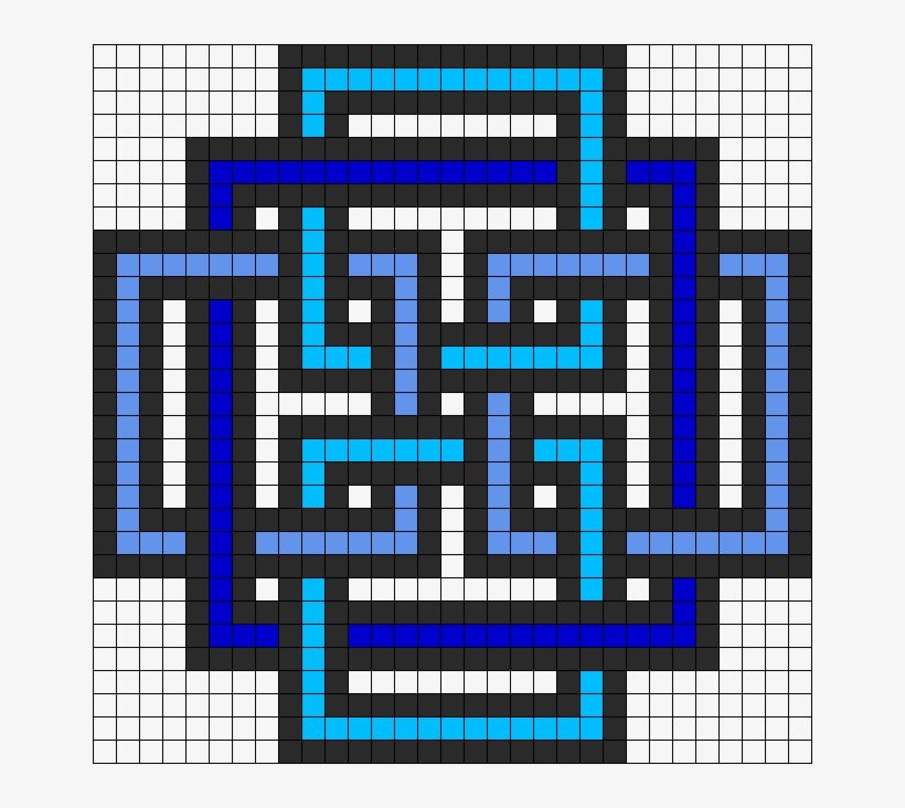 Square Pattern Perler Bead Pattern Bead Sprite Pixel