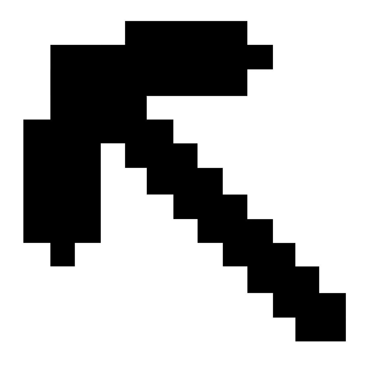 black and white pixel art template Google Search